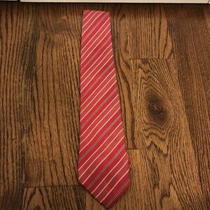 Holland & Sherry Red All Silk Tie Handmade in USA